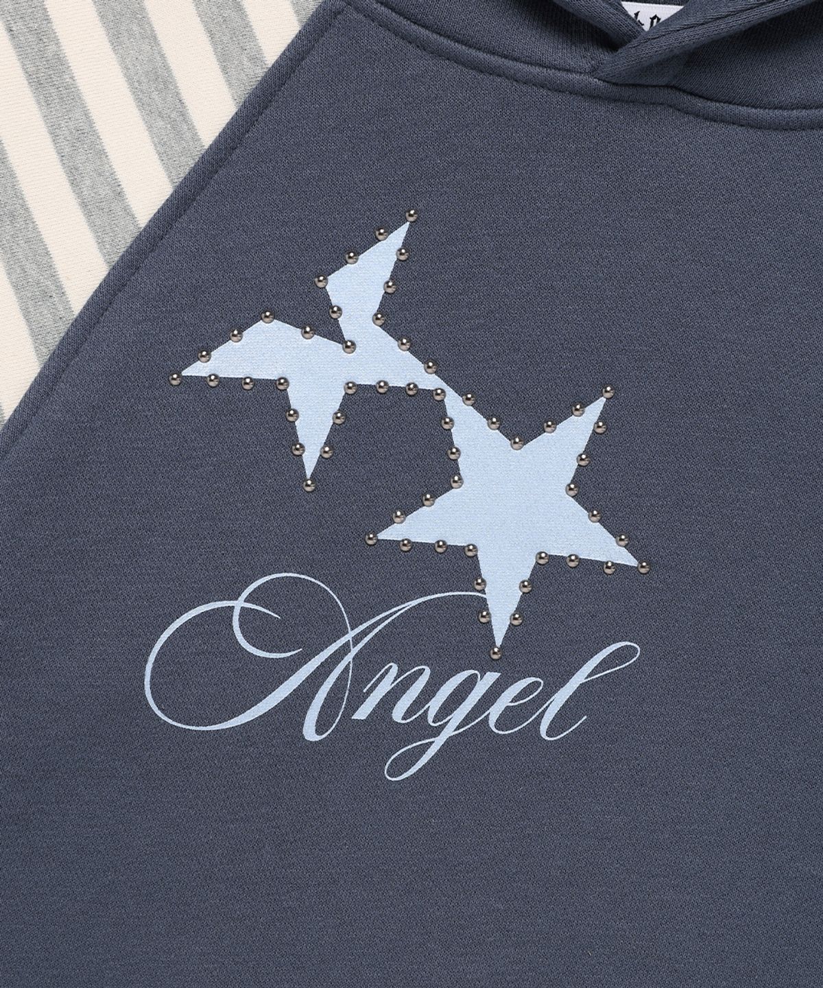 카비시(CAVISH) W ANGEL TWIN STAR HOODIE NAVY(CV2FFFM402A)