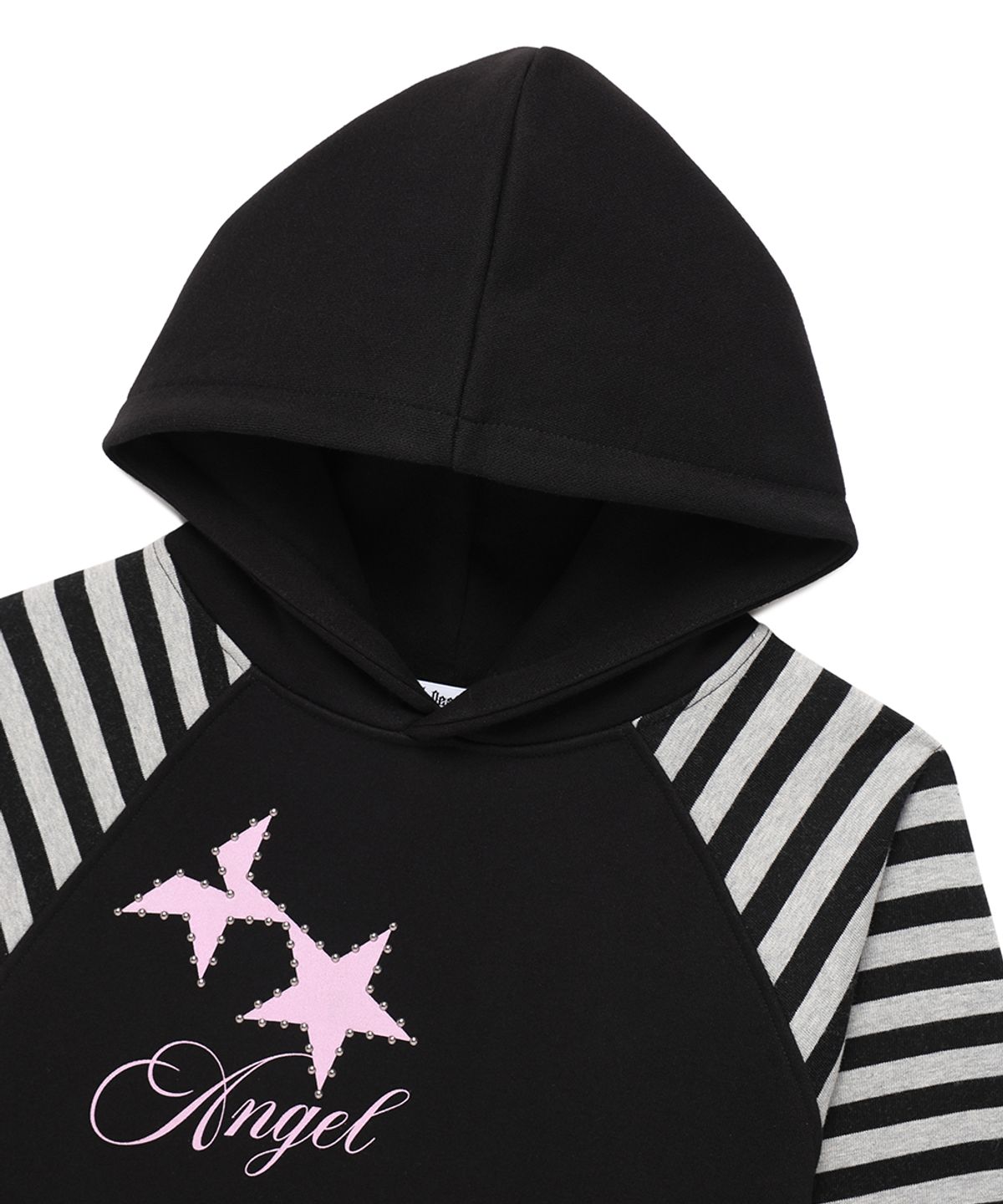 카비시(CAVISH) W ANGEL TWIN STAR HOODIE BLACK(CV2FFFM402A)