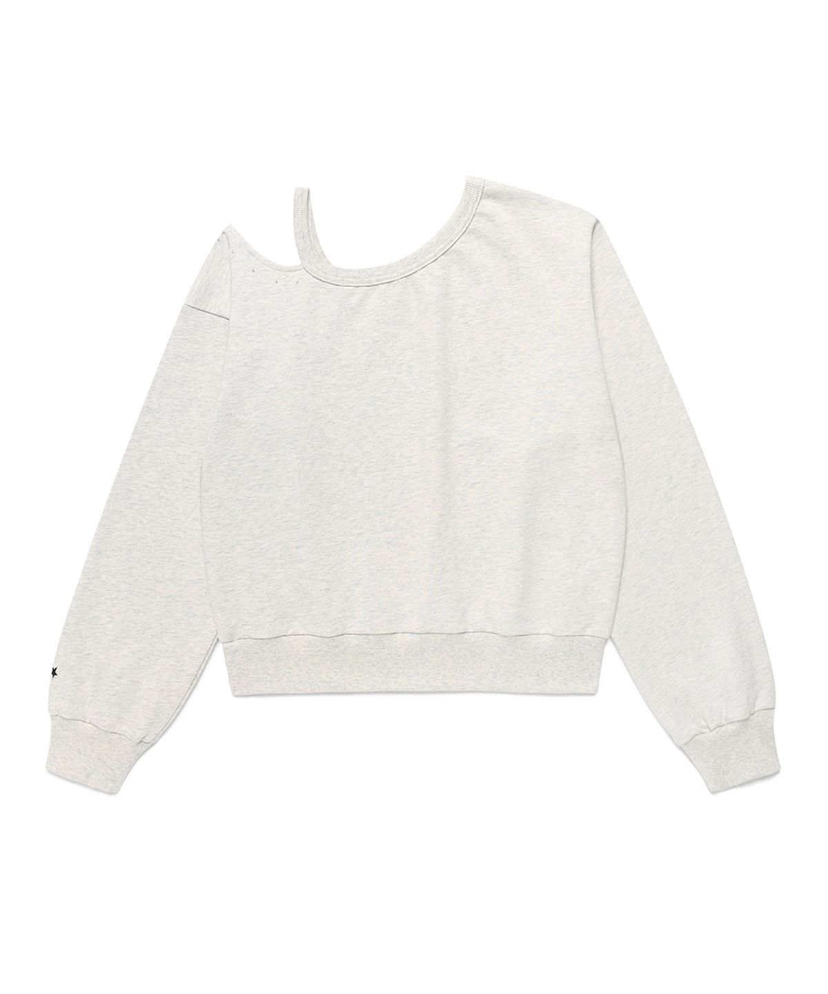 카비시(CAVISH) W OFF SHOULDER NECKLACE SWEATSHIRT YELLOW(CV2FFFM440A)