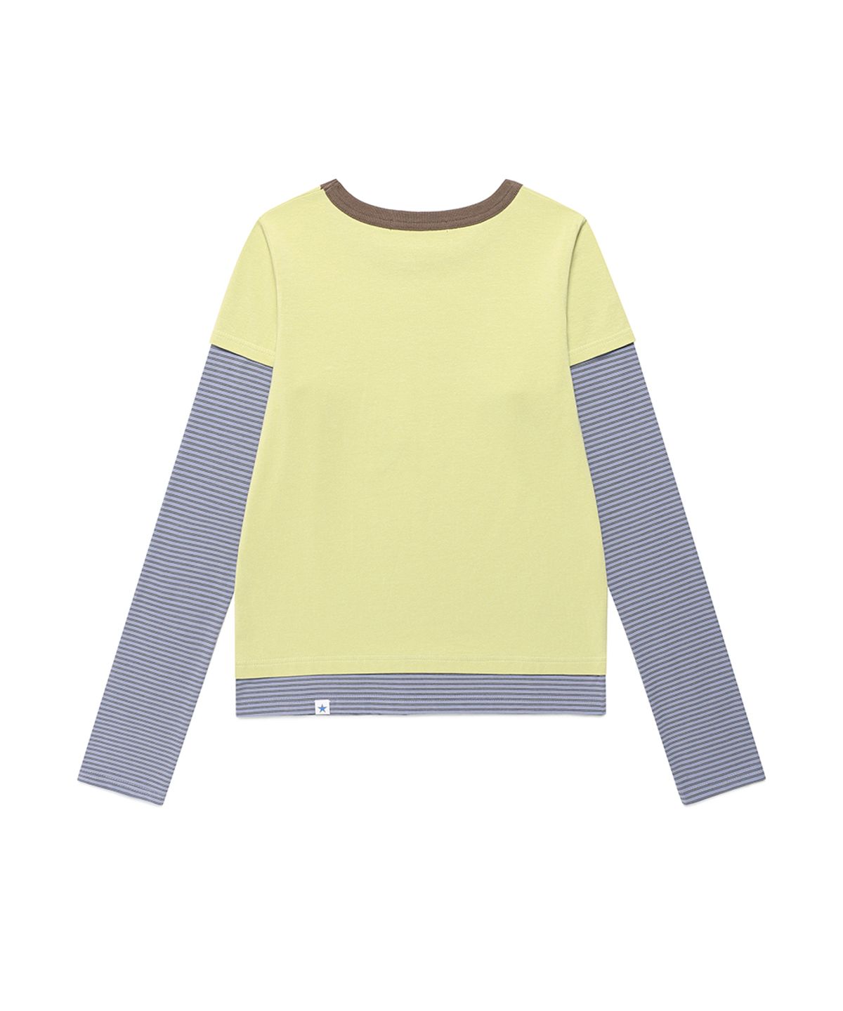 카비시(CAVISH) W STRAWBERRY LAYERED LS TEE YELLOW(CV2FFFT551A)