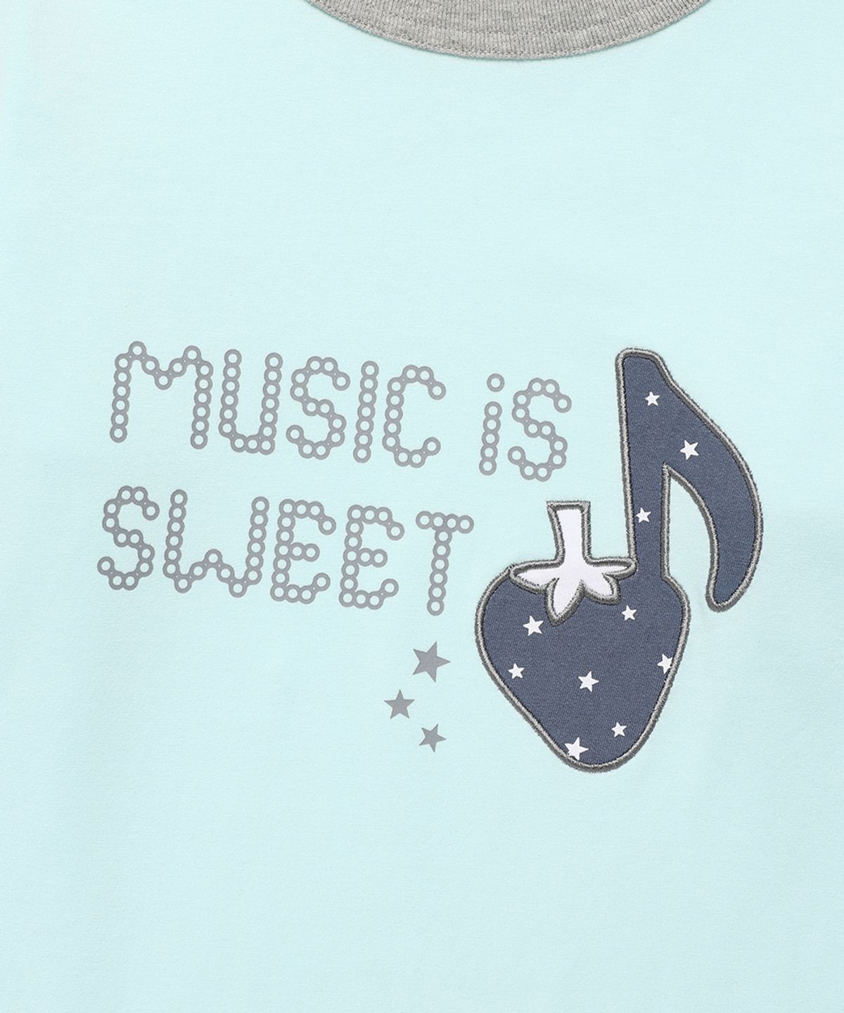 카비시(CAVISH) W STRAWBERRY LAYERED LS TEE MINT(CV2FFFT551A)