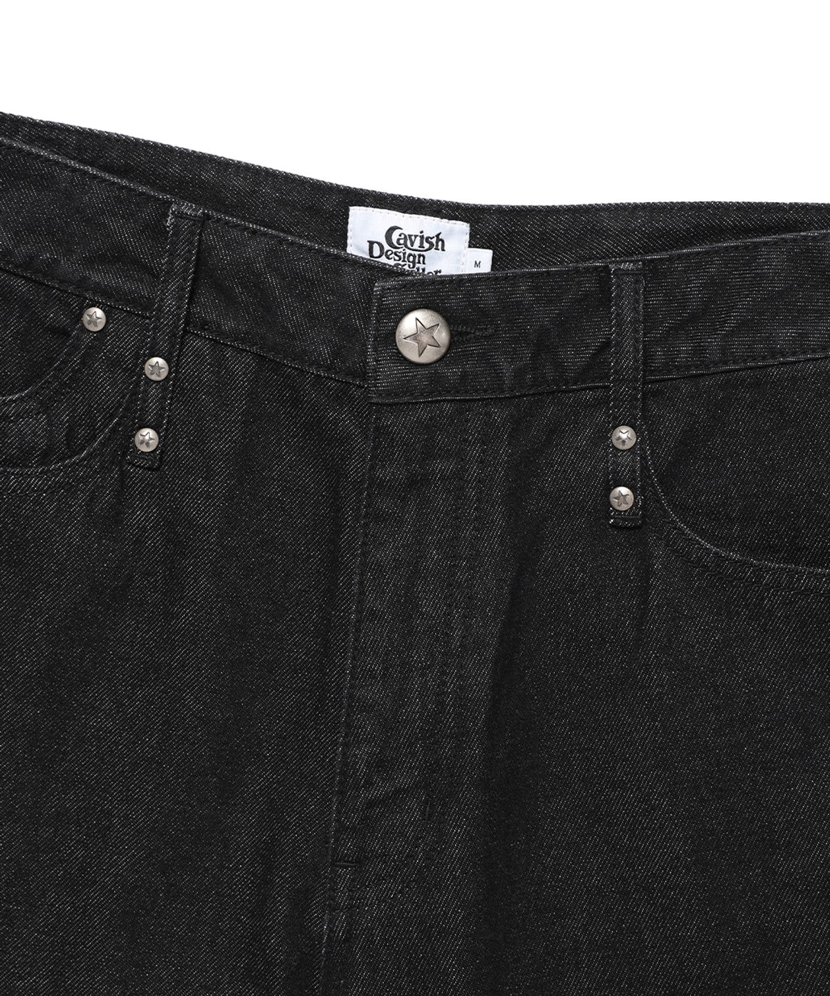카비시(CAVISH) W MILKY WAY DENIM PANTS BLACK(CV2FFFD111A)