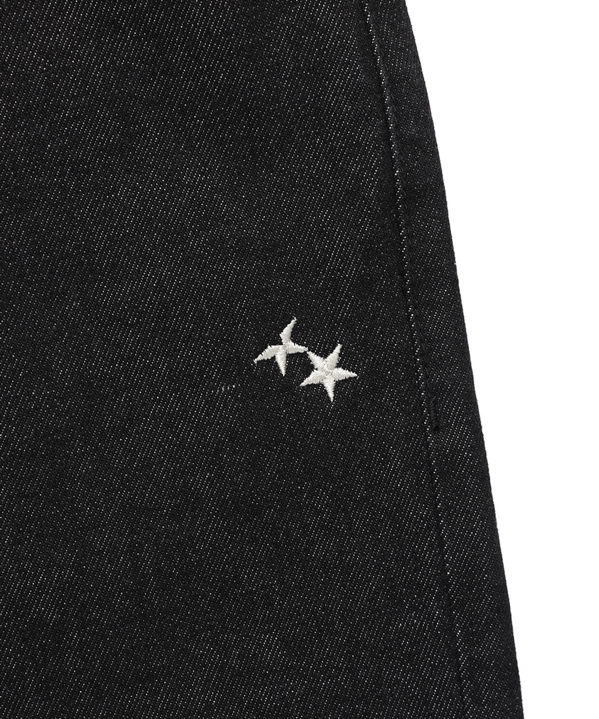카비시(CAVISH) W MILKY WAY DENIM PANTS BLACK(CV2FFFD111A)