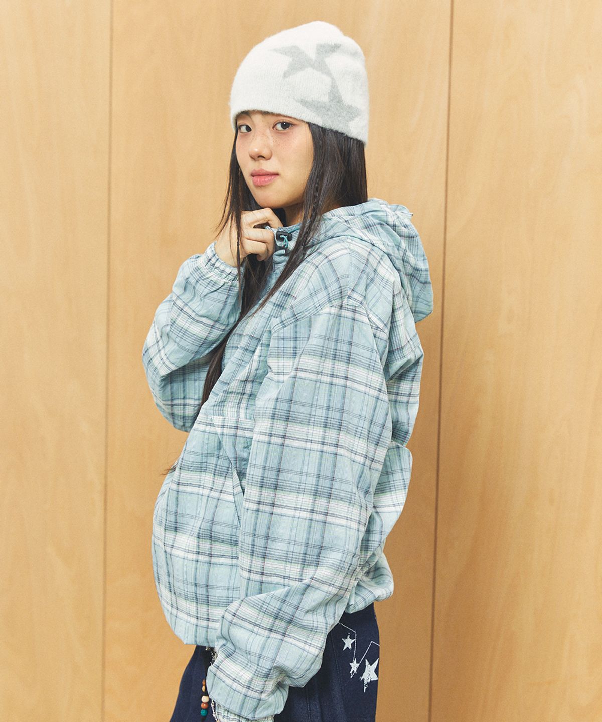 카비시(CAVISH) TWIN STAR BEANIE IVORY(CV2FFUAB31A)