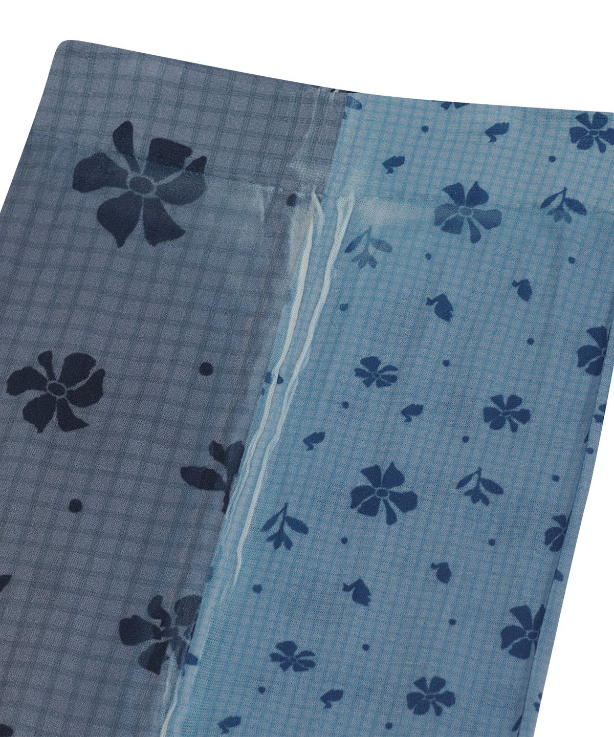 타입서비스(TYPESERVICE) Mixed Bloom Tights [Blue]