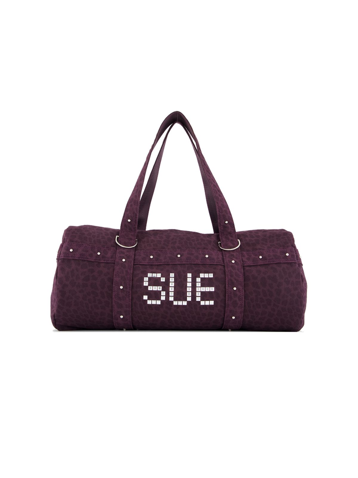 셋업이엑스이(SETUP-EXE) LEO STUDDED DUFFEL BAG / PURPLE