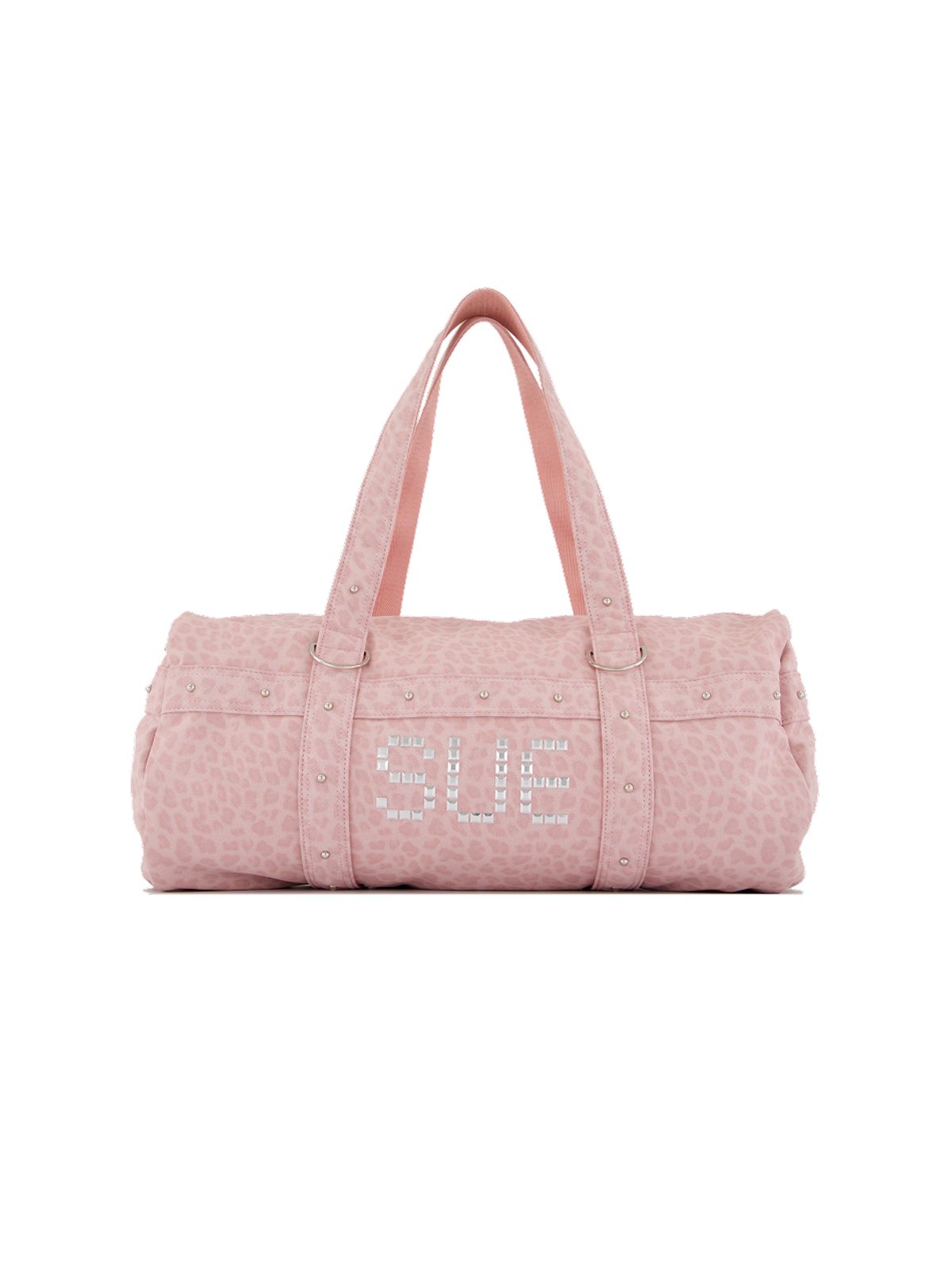 셋업이엑스이(SETUP-EXE) LEO STUDDED DUFFEL BAG / PINK