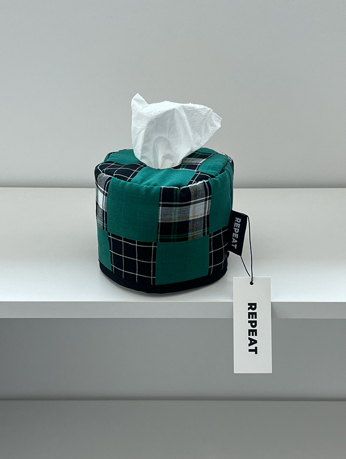리핏(REPEAT) 패치 휴지케이스 원형 (2colors)