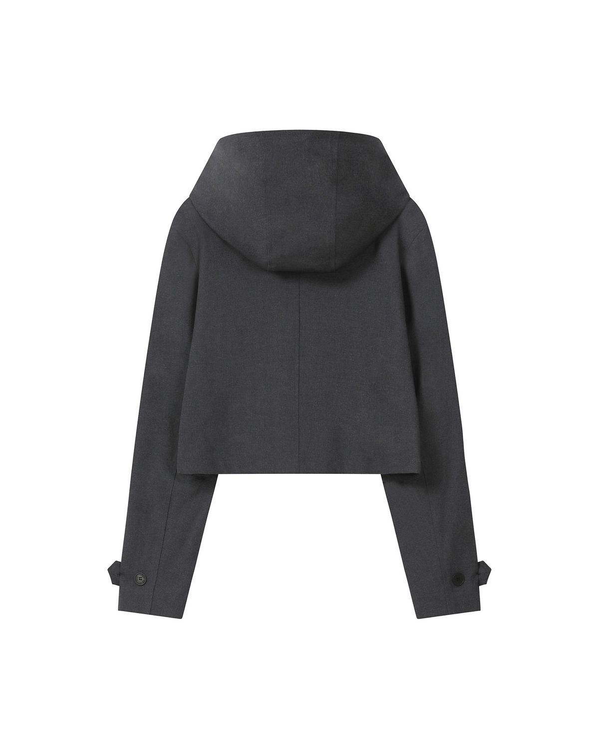 미세키서울(MISEKI SEOUL) Cowl neck button Jacket CHARCOAL
