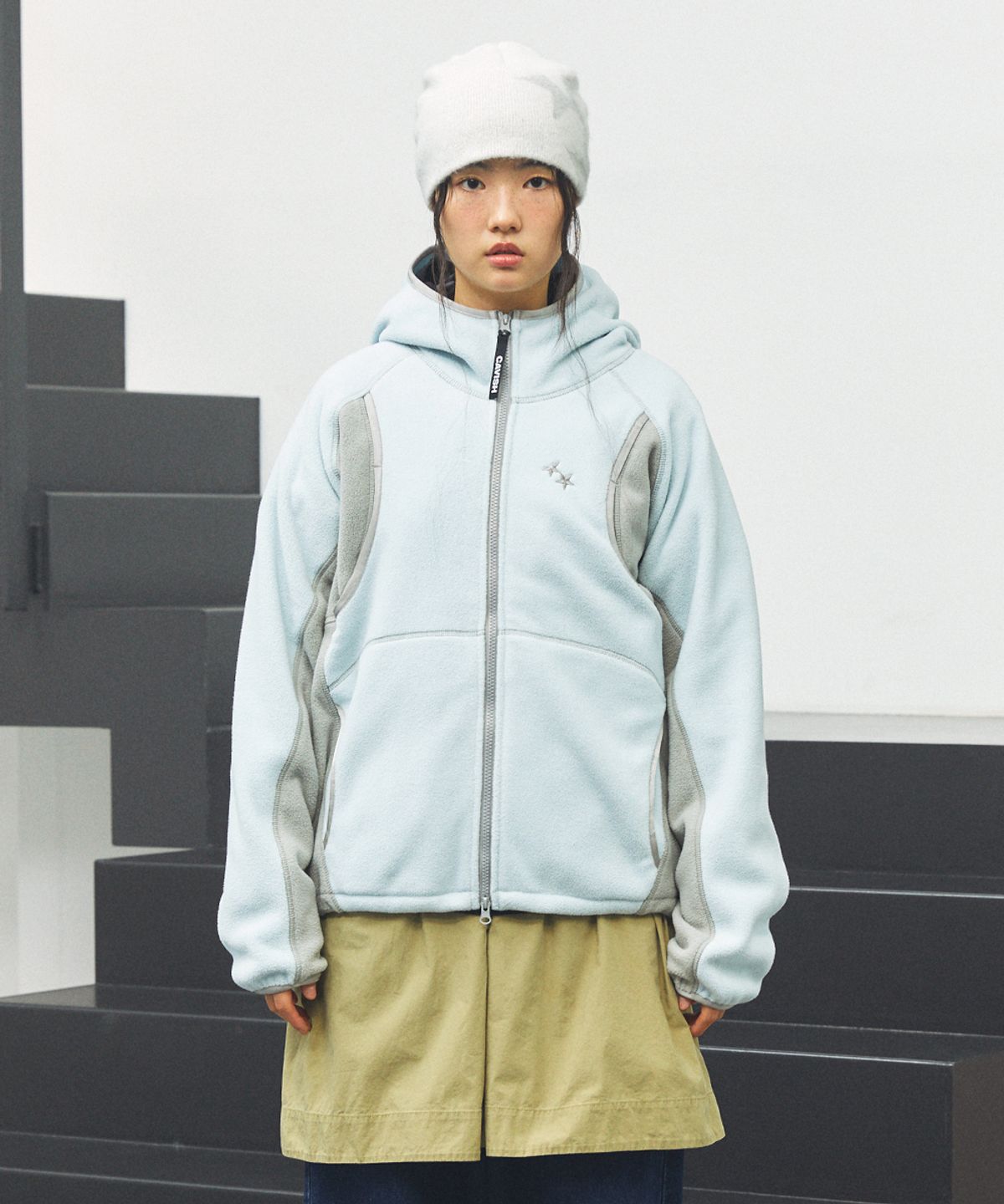 카비시(CAVISH) 4-POCKET FLEECE JACKET BLUE(CV2FFFB960A)