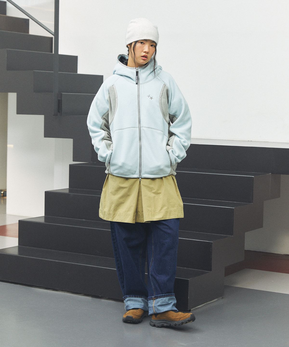 카비시(CAVISH) 4-POCKET FLEECE JACKET BLUE(CV2FFFB960A)