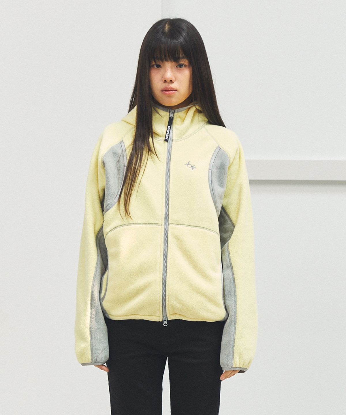 카비시(CAVISH) 4-POCKET FLEECE JACKET YELLOW(CV2FFFB960A)