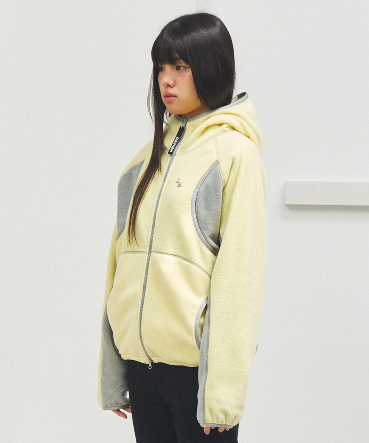 카비시(CAVISH) 4-POCKET FLEECE JACKET YELLOW(CV2FFFB960A)