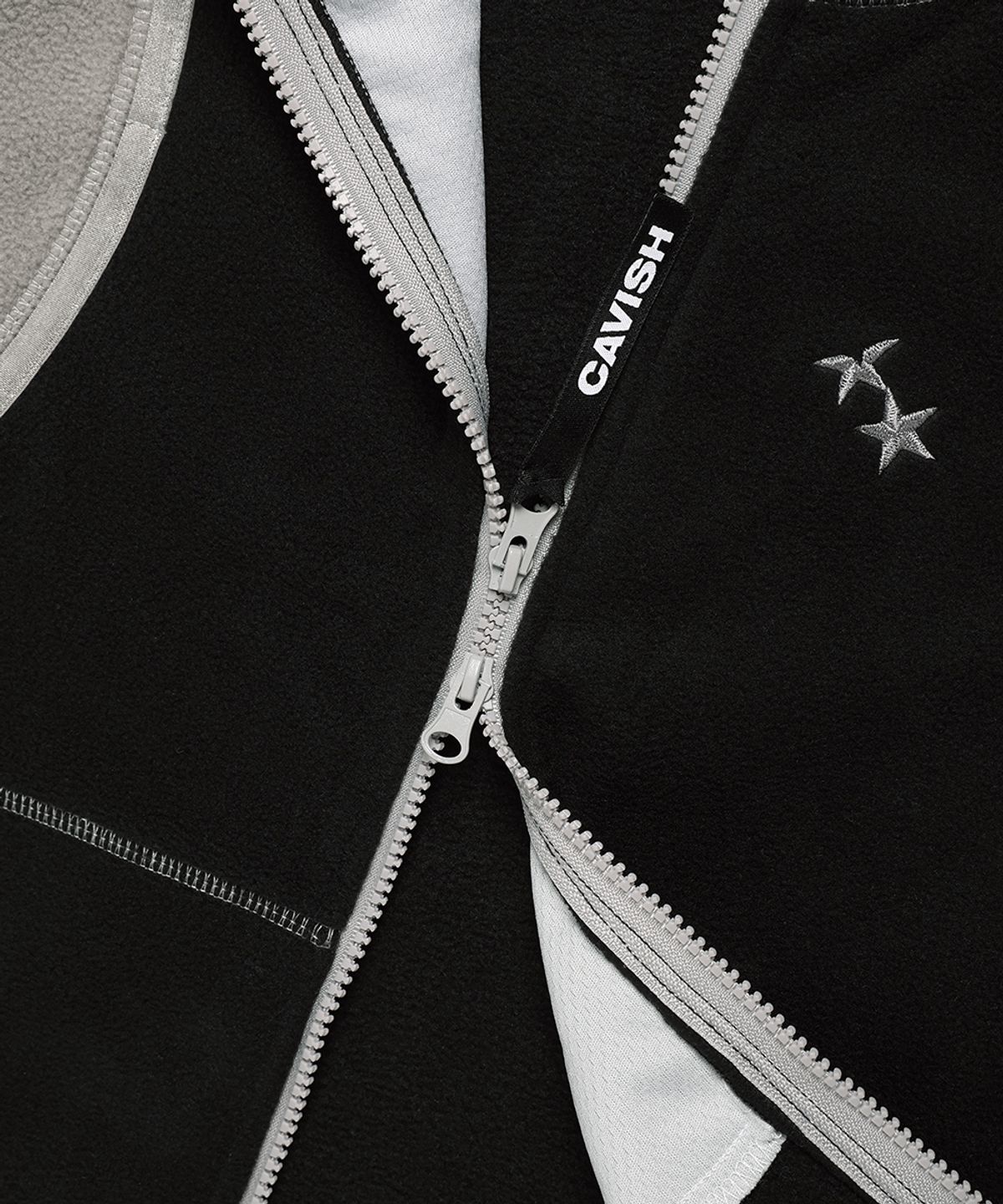 카비시(CAVISH) 4-POCKET FLEECE JACKET BLACK(CV2FFFB960A)