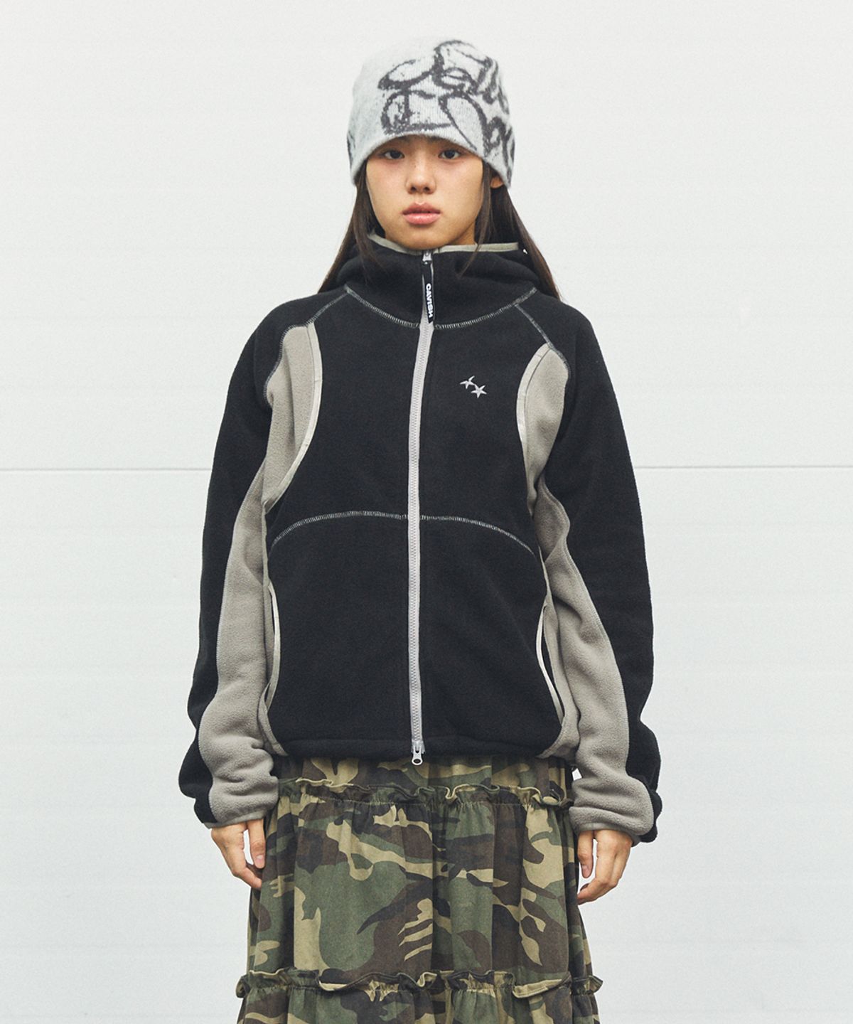 카비시(CAVISH) 4-POCKET FLEECE JACKET BLACK(CV2FFFB960A)