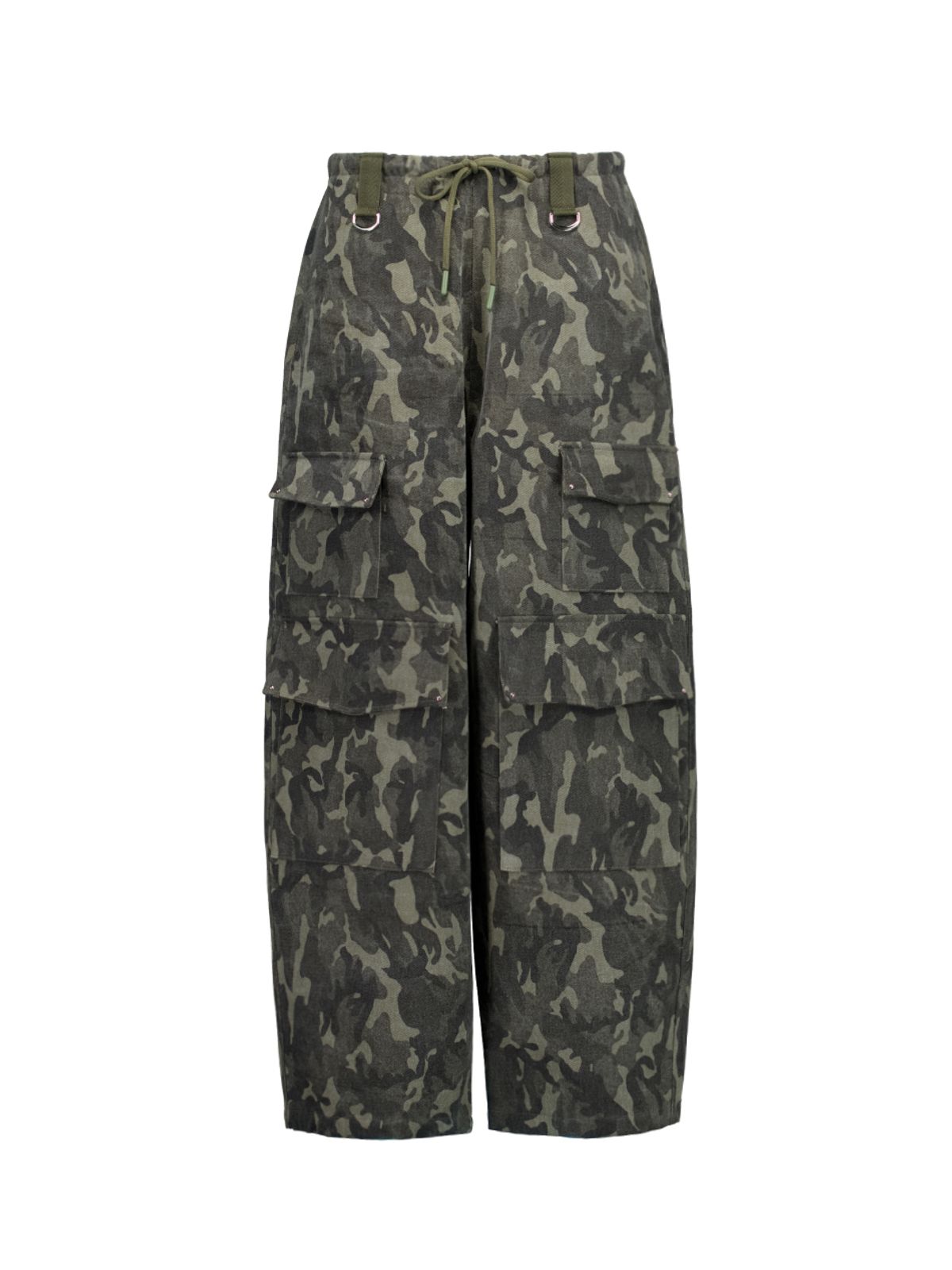 셋업이엑스이(SETUP-EXE) CROSS MULTI CARGO PANTS / CAMO