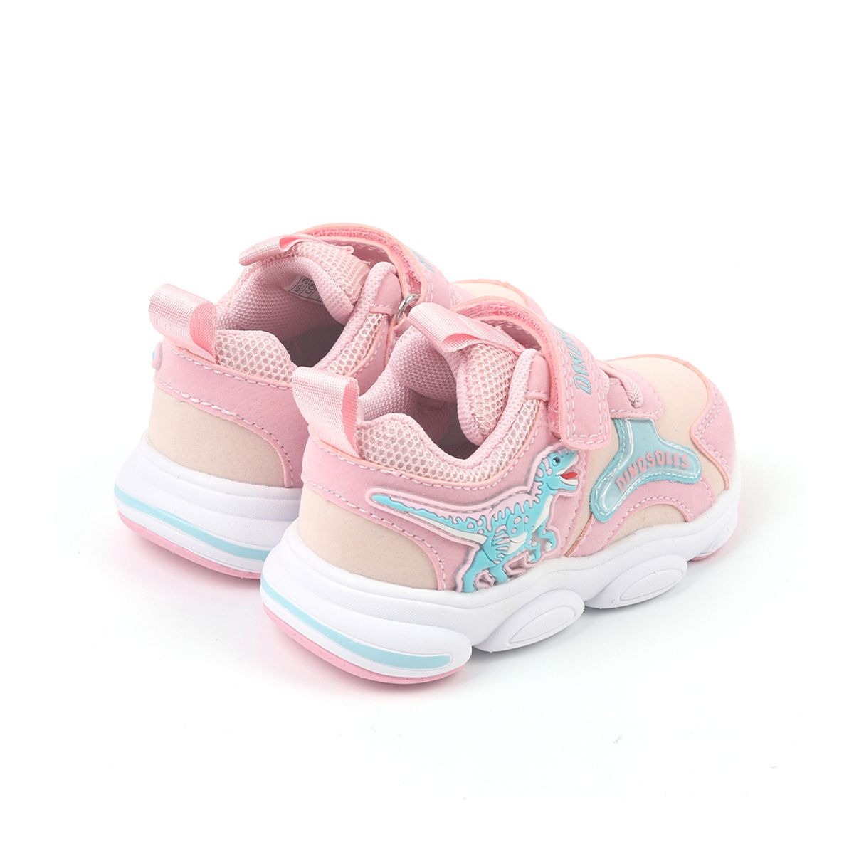 다이노솔즈(DINOSOLES) 티렉스 온 토들러 핑크