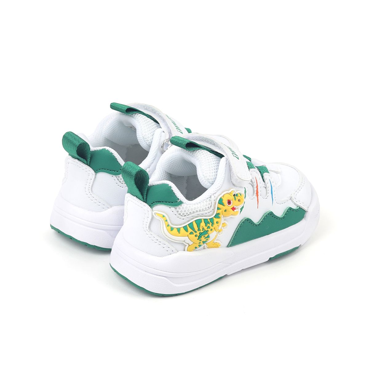 다이노솔즈(DINOSOLES) 크레이지 티렉스 토들러 화이트