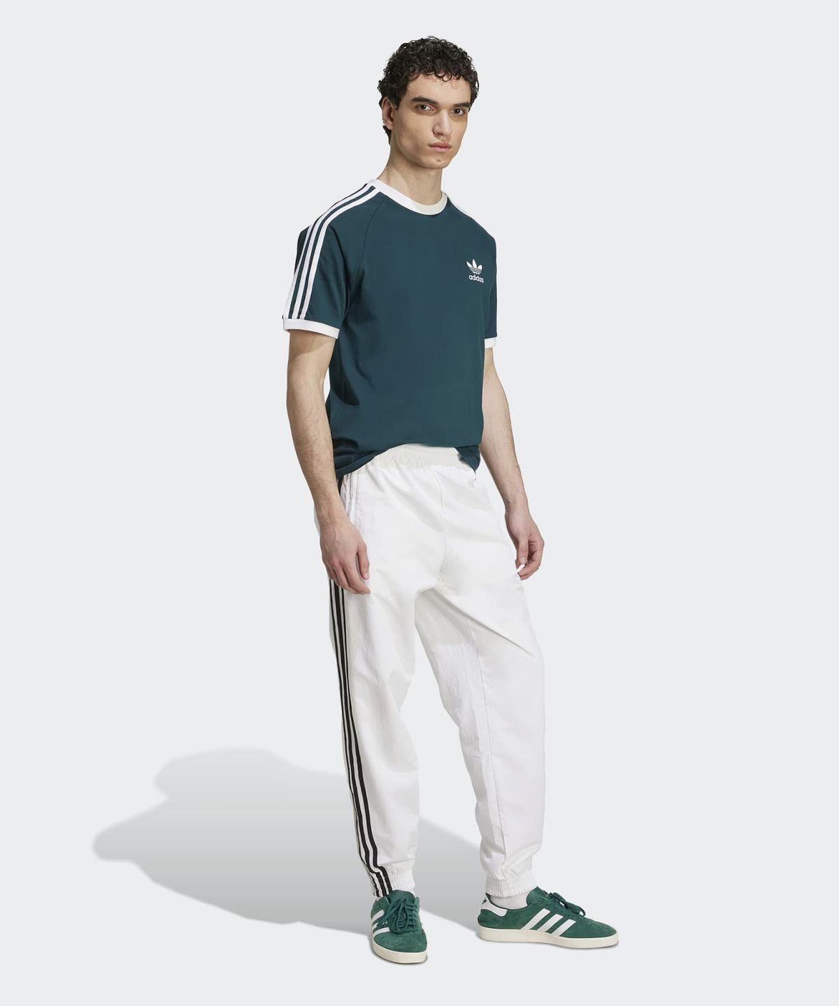 아디다스(ADIDAS) 3S 티 - 오로라그린:화이트 / JY1374