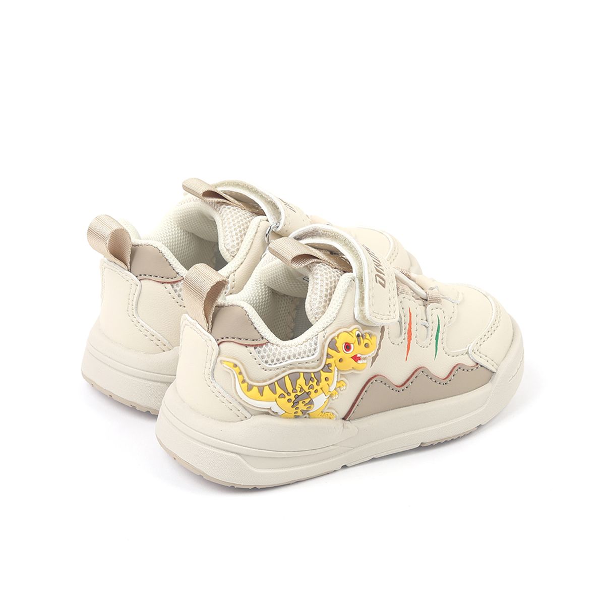 다이노솔즈(DINOSOLES) 크레이지 티렉스 토들러 베이지