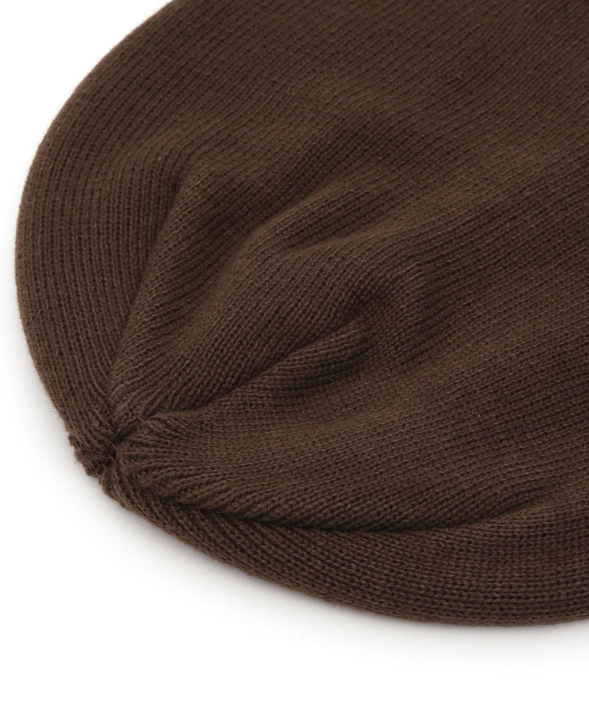 언더컨트롤(UNDERCONTROL) 사계절 코튼 슬림핏 얇은 니트 로고 자수 솔리드 남녀공용 모자 BEANIE / UC / NO CUFF / BROWN