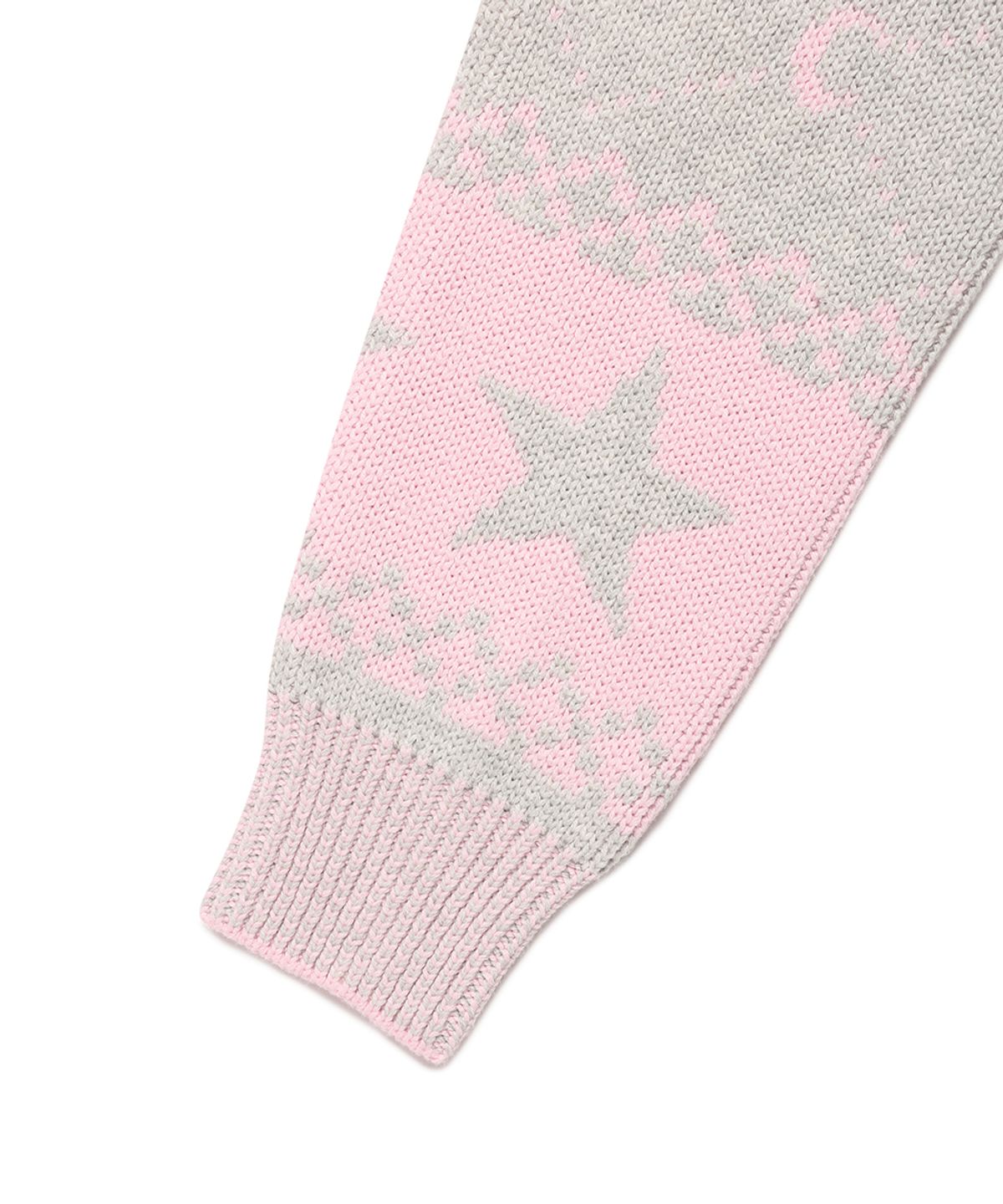 카비시(CAVISH) NORDIC KNIT ZIP UP HOODIE PINK(CV2FFUK680A)