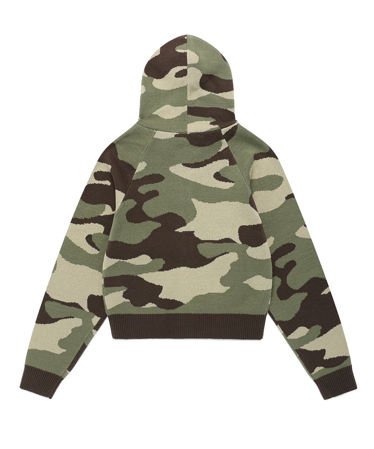 카비시(CAVISH) W UNION JACK KNIT ZIP UP HOODIE CAMO(CV2FFFK681A)