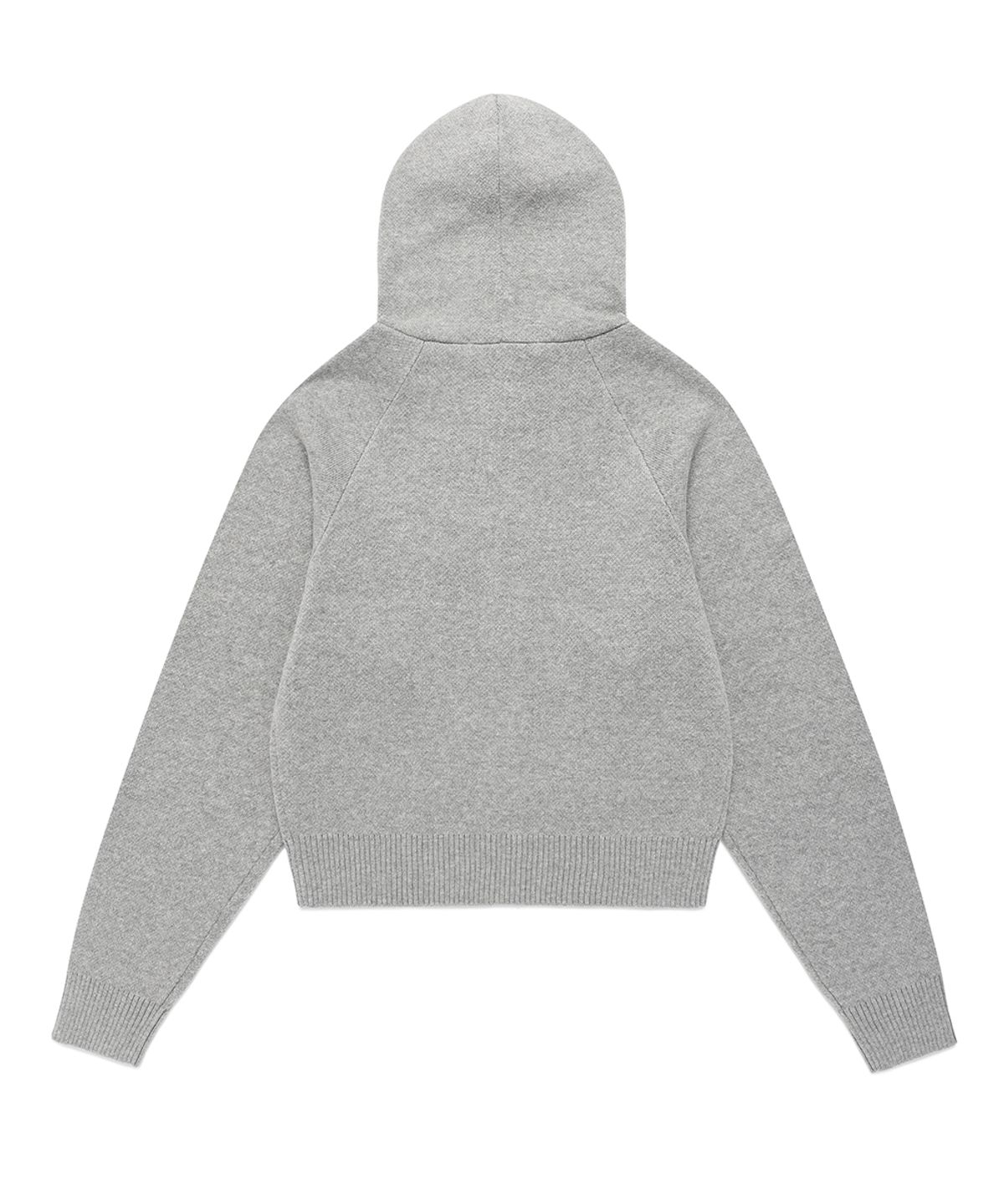 카비시(CAVISH) W UNION JACK KNIT ZIP UP HOODIE GREY(CV2FFFK681A)