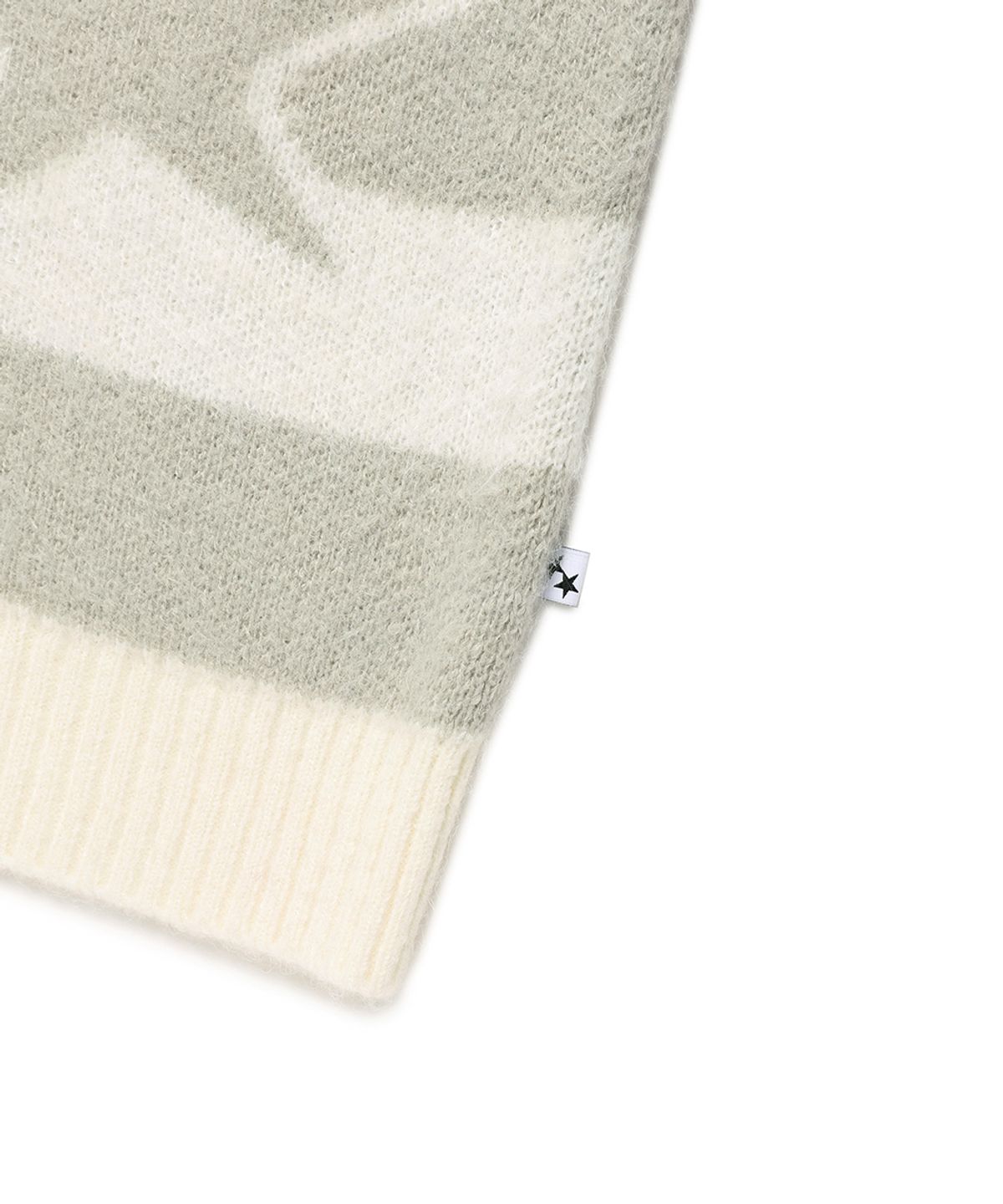 카비시(CAVISH) BRUSHED STAR KNIT SWEATER IVORY(CV2FFUK600A)