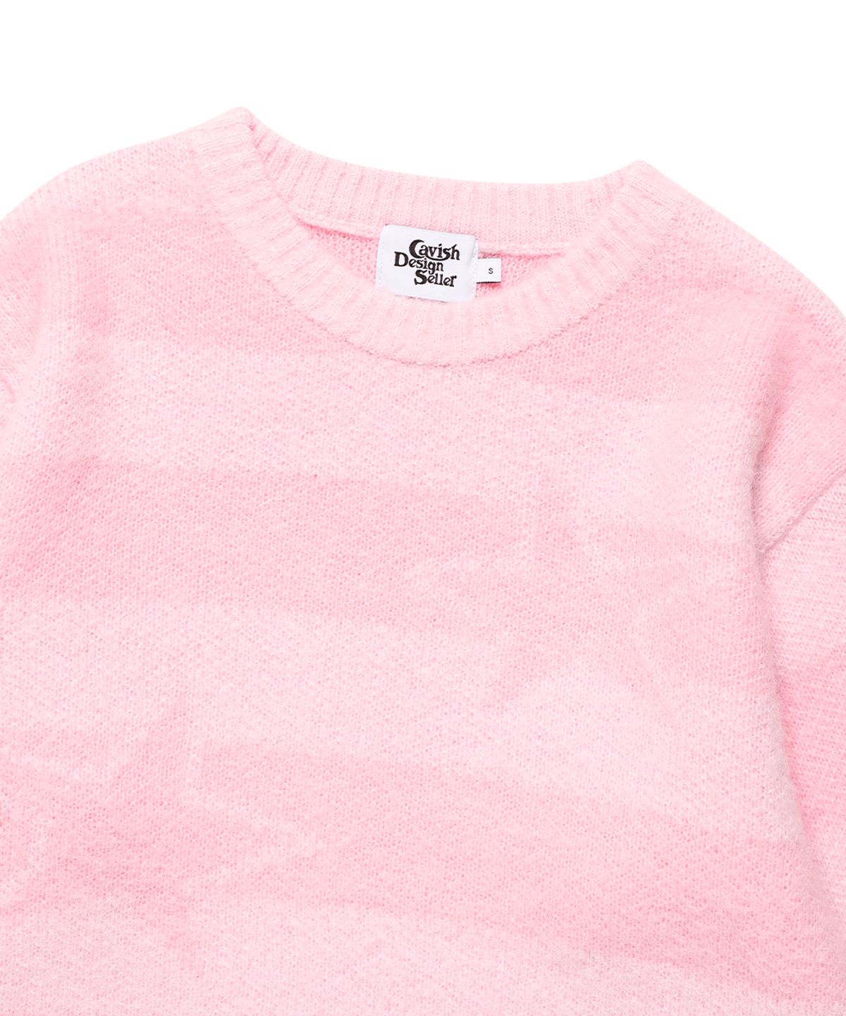 카비시(CAVISH) BRUSHED STAR KNIT SWEATER PINK(CV2FFUK600A)