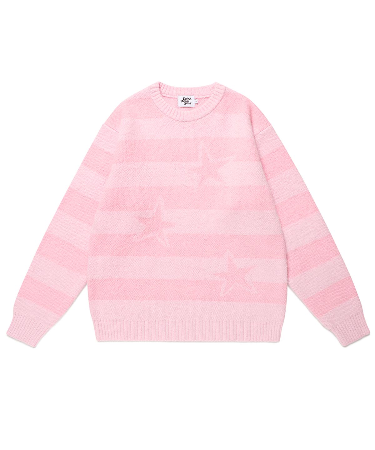 카비시(CAVISH) BRUSHED STAR KNIT SWEATER PINK(CV2FFUK600A)