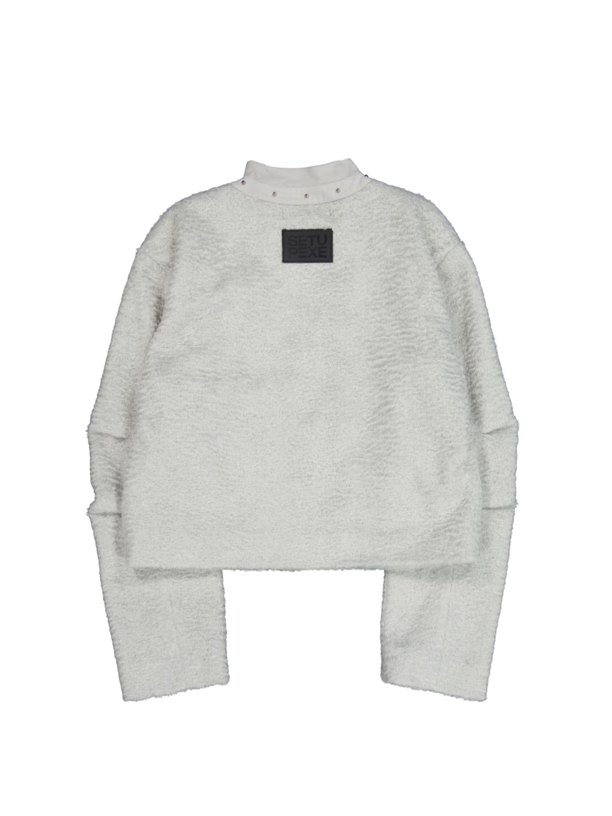 셋업이엑스이(SETUP-EXE) SHORT CHOKER JACKET / LIGHT GRAY