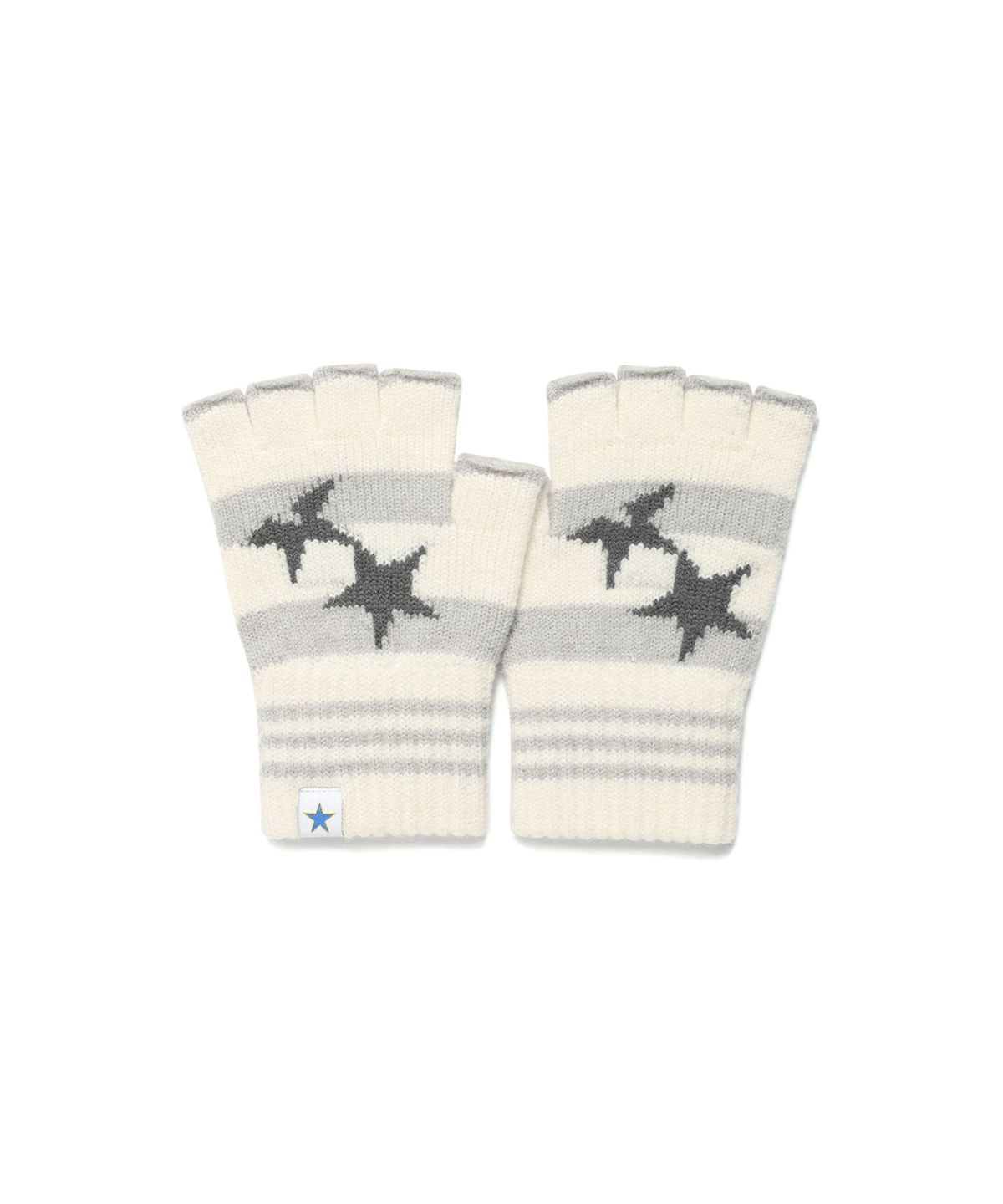 카비시(CAVISH) TWIN STAR FINGERLESS GLOVES IVORY(CV2FFUAB60A)
