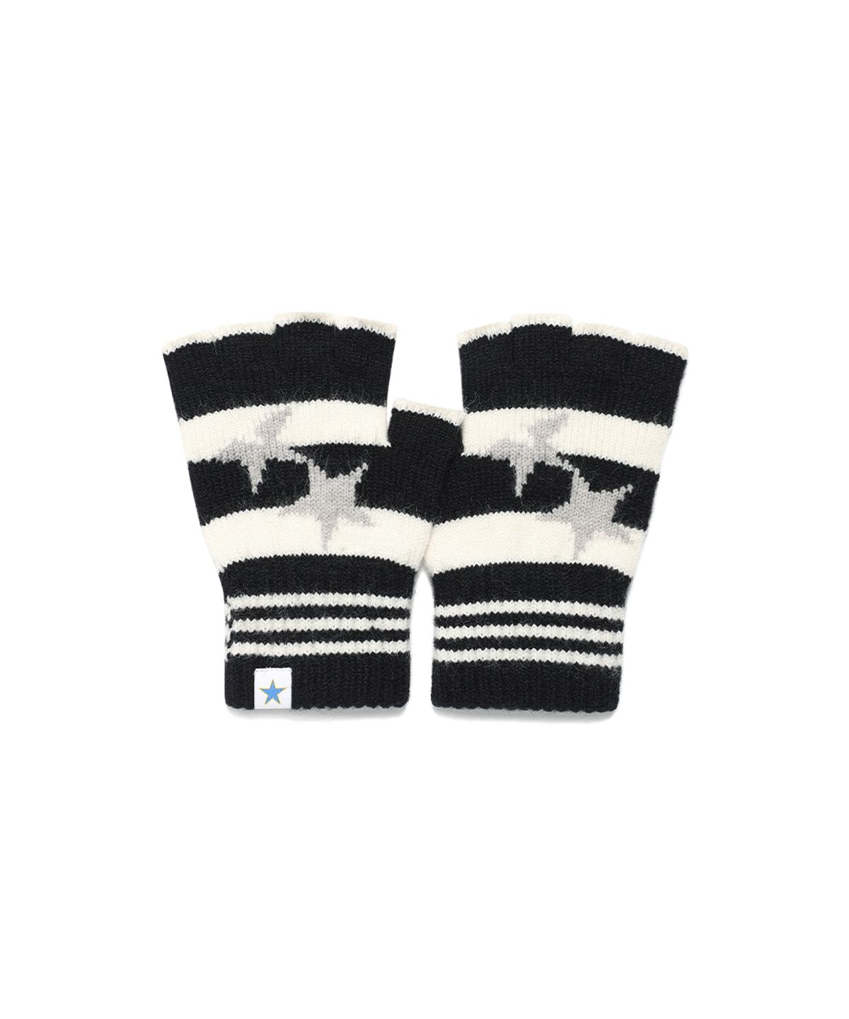 카비시(CAVISH) TWIN STAR FINGERLESS GLOVES BLACK(CV2FFUAB60A)
