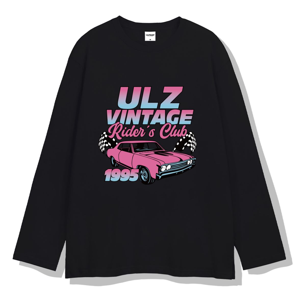 유라이프지(ULIFEZIP) [2PACK] 빈티지카레이싱 무지 우먼 레이어드 롱슬리브 4 Color [ULZR_9801]