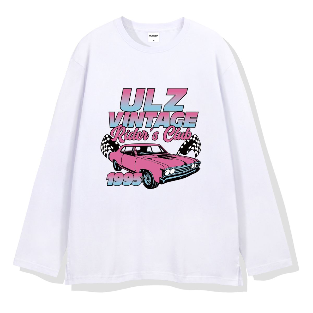 유라이프지(ULIFEZIP) [2PACK] 빈티지카레이싱 무지 우먼 레이어드 롱슬리브 4 Color [ULZR_9801]