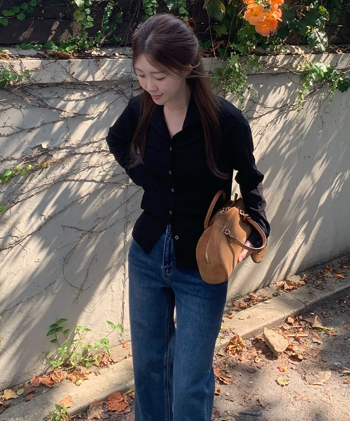 셀렙샵에디션(CELEBSHOP EDITION) [2PACK] 플리츠 버튼업 슬림 블라우스
