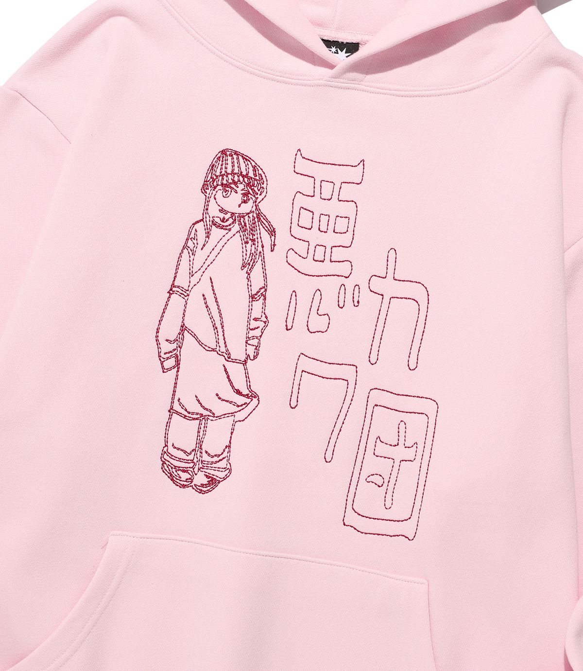 나이스고스트클럽(NICEGHOSTCLUB) WARUKAWADAN HOODIE_PINK(NG2FFUM403A)