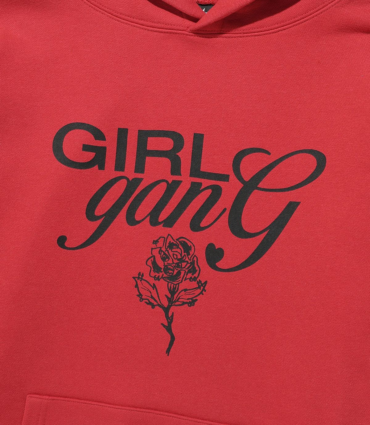 나이스고스트클럽(NICEGHOSTCLUB) LAYERED DRESS GIRL GANG HOODIE_RED(NG2FFUM404A)
