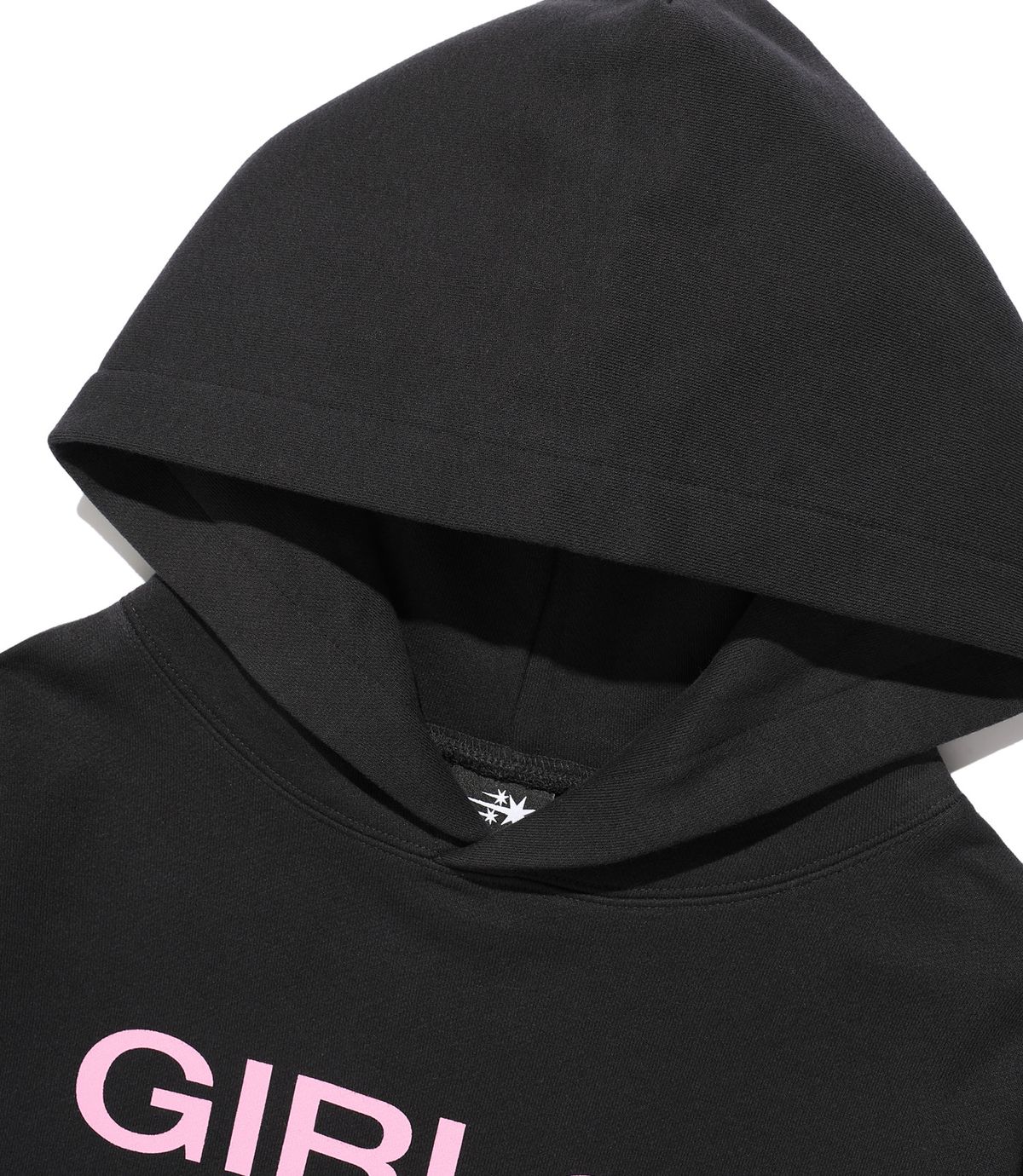 나이스고스트클럽(NICEGHOSTCLUB) LAYERED DRESS GIRL GANG HOODIE_BLACK(NG2FFUM404A)