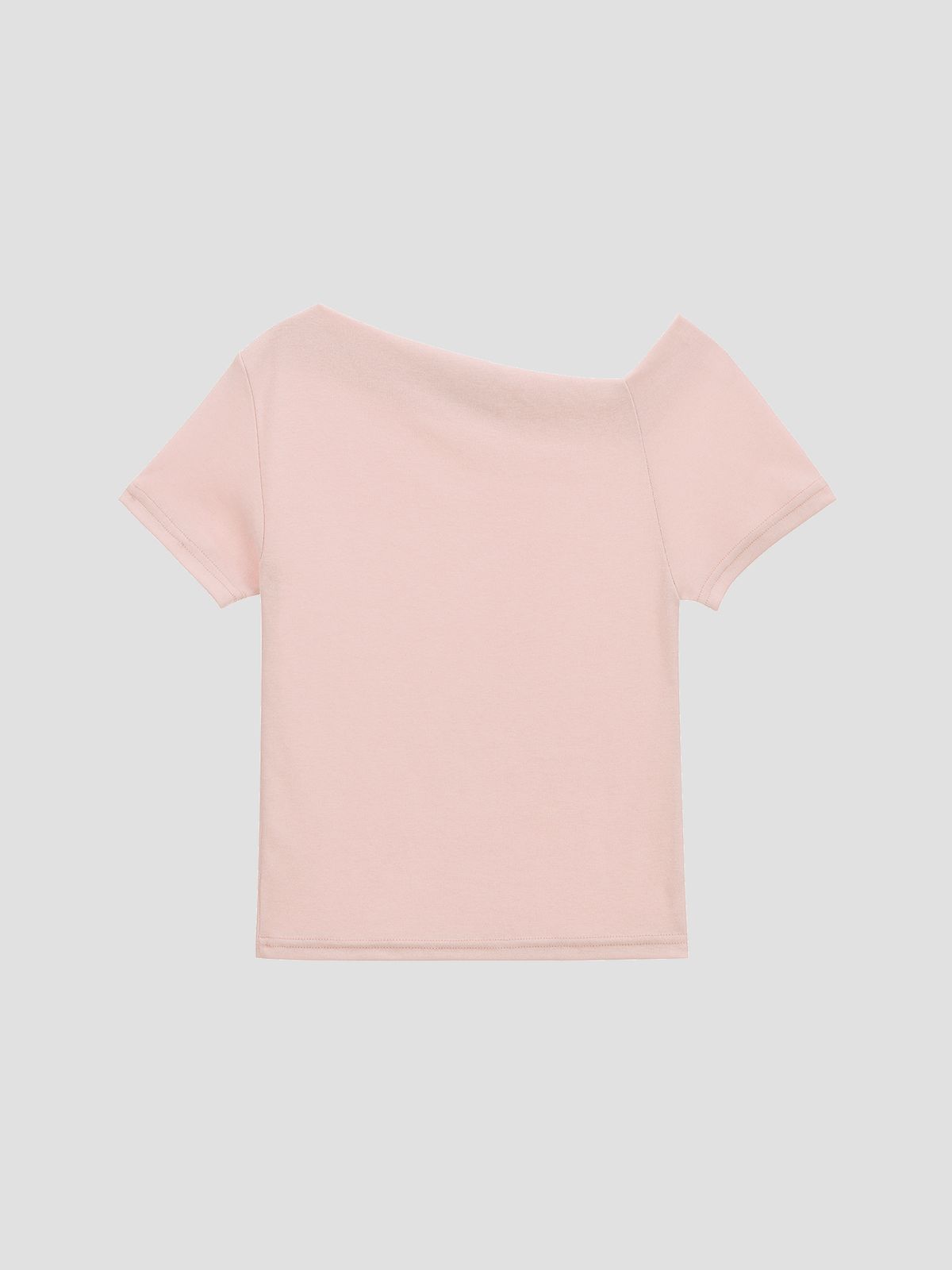 콘치웨어(CONCHWEAR) 언발 오프숄더 숏슬리브 (4colors)