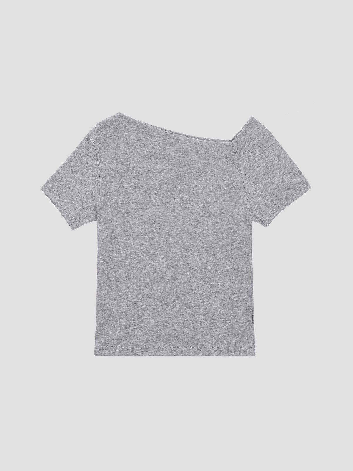 콘치웨어(CONCHWEAR) 언발 오프숄더 숏슬리브 (4colors)