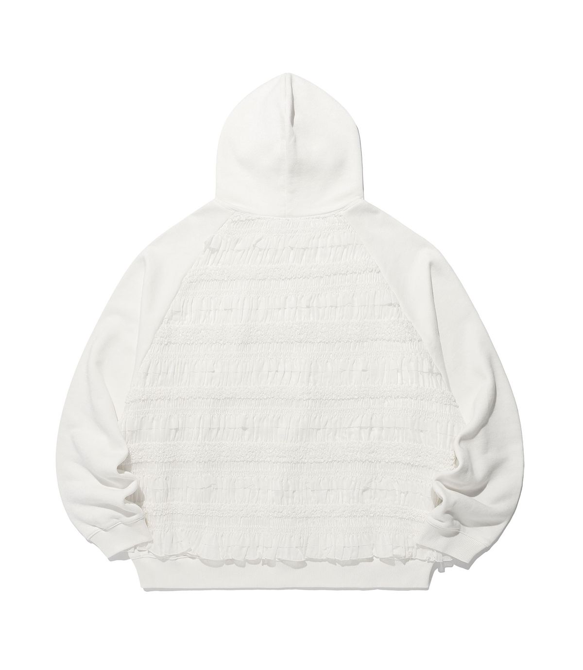 나이스고스트클럽(NICEGHOSTCLUB) PARTY MESH HOODIE_WHITE(NG2FFUM408A)