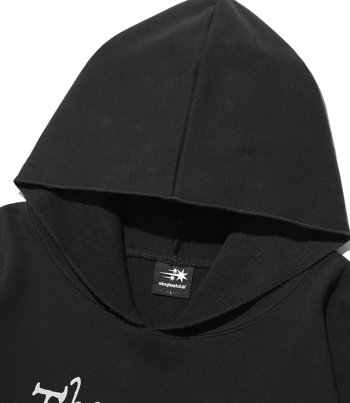 나이스고스트클럽(NICEGHOSTCLUB) THE GIRL GANG DRESS HOODIE_BLACK(NG2FFUM409A)