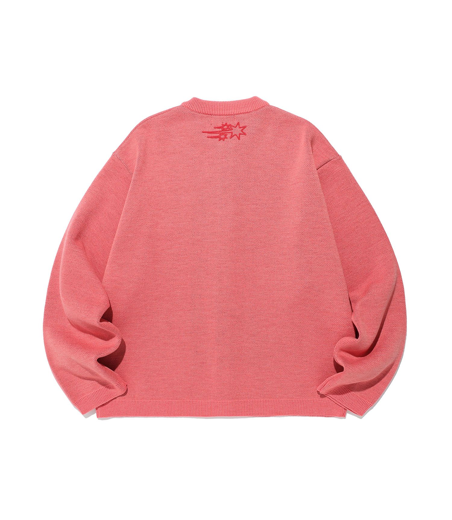 MUSINSA公式 | NICE GHOST CLUB DEVIL GIRL KNIT CARDIGAN_PINK