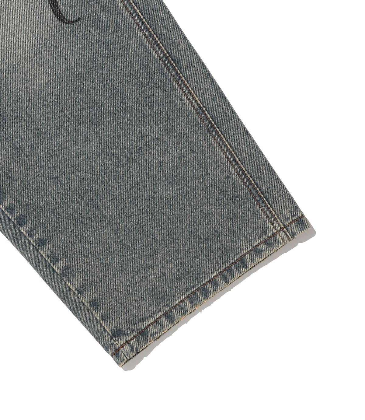 나이스고스트클럽(NICEGHOSTCLUB) DOODLE GRAPHIC WIDE JEANS_BLUE(NG2FFUD110A)