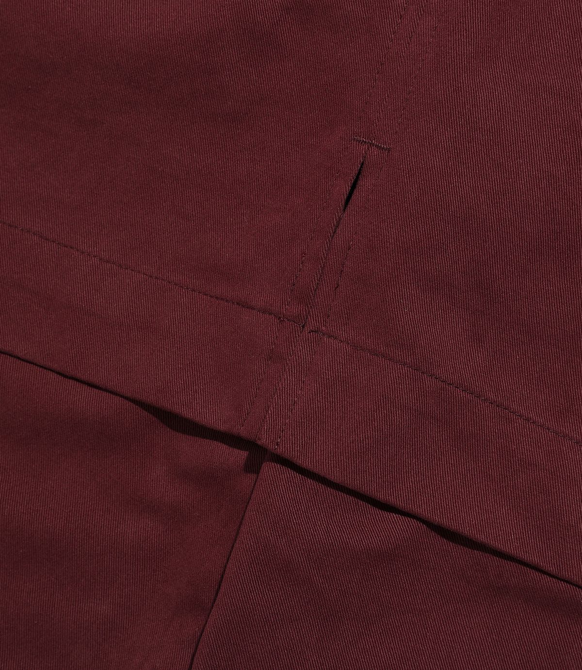 나이스고스트클럽(NICEGHOSTCLUB) LAYERED SKIRT CHINO PANTS_BURGUNDY(NG2FFUPA10A)