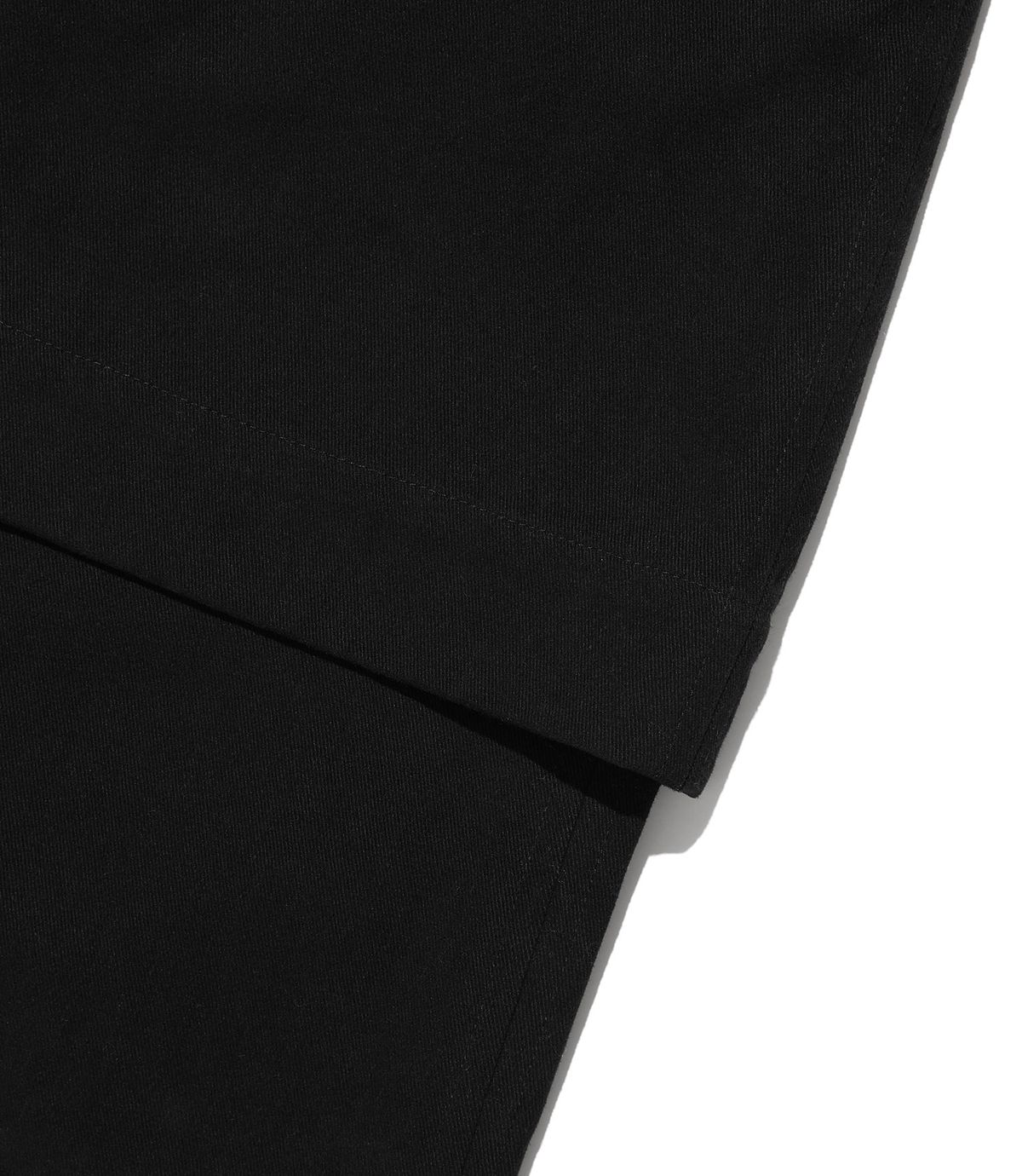나이스고스트클럽(NICEGHOSTCLUB) LAYERED SKIRT CHINO PANTS_BLACK(NG2FFUPA10A)