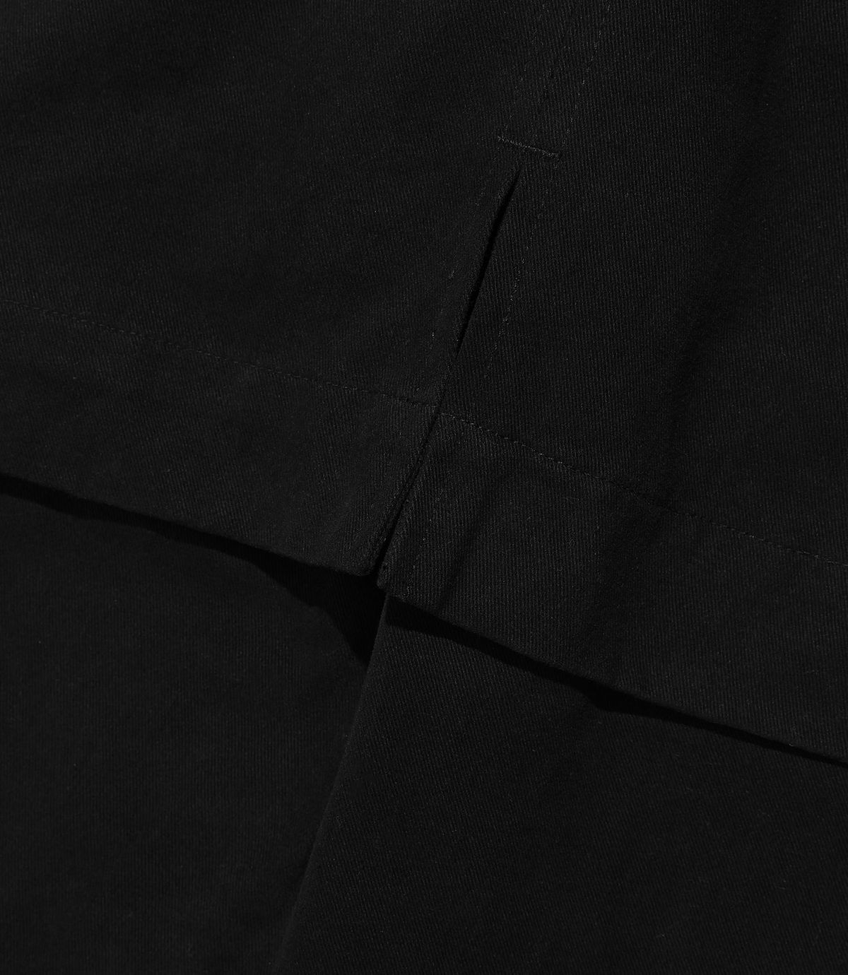 나이스고스트클럽(NICEGHOSTCLUB) LAYERED SKIRT CHINO PANTS_BLACK(NG2FFUPA10A)