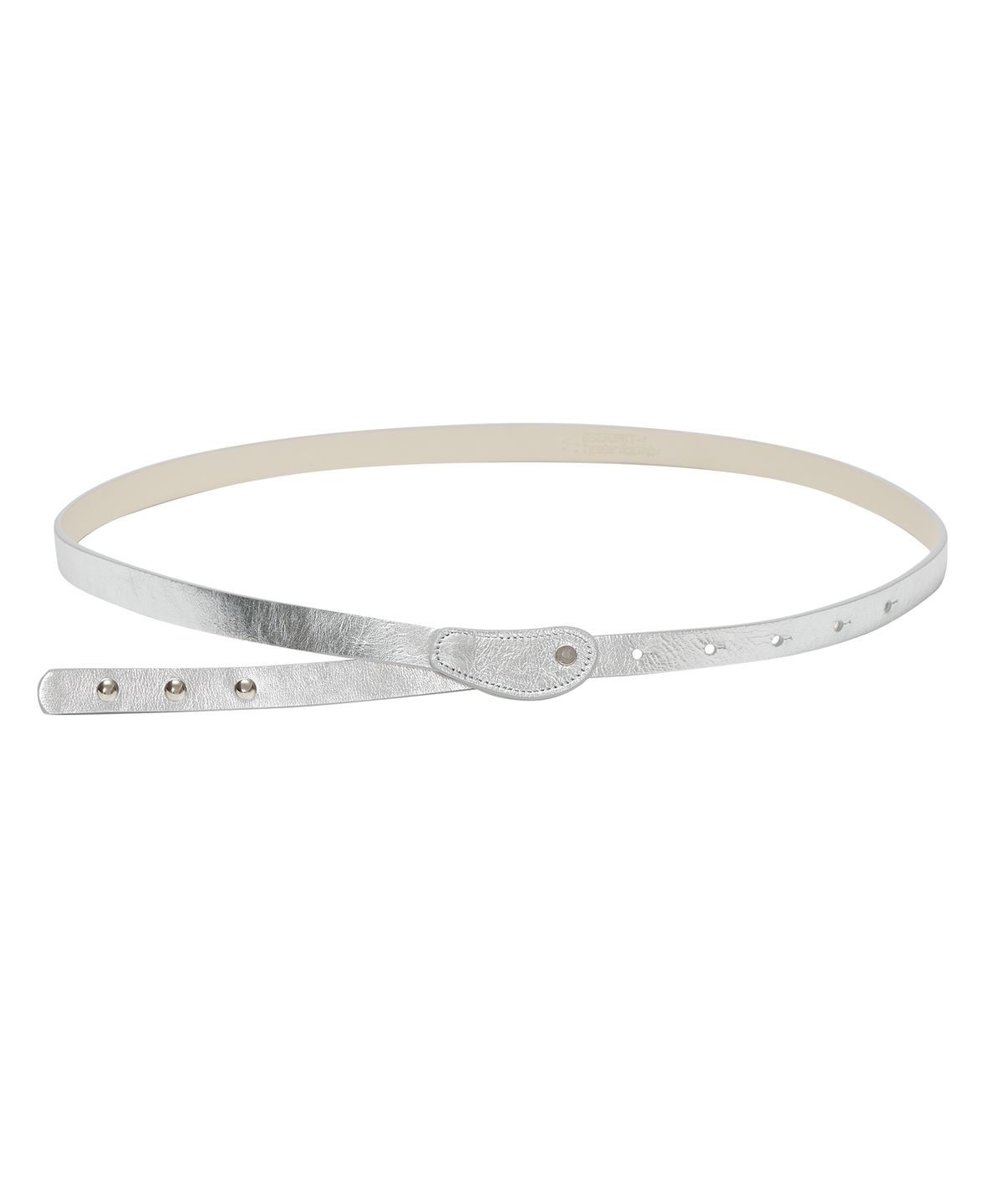 타입서비스(TYPESERVICE) Leather Rivet Belt [Silver]